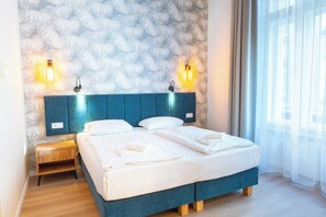 Deluxe-rum | Värdeförvaringsskåp på rummet, skrivbord, gratis wi-fi och sängkläder