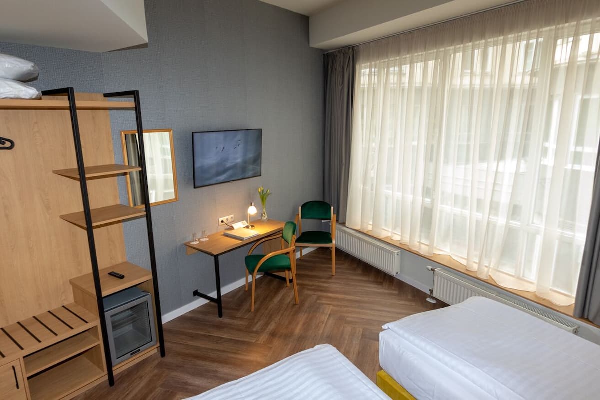 Standard Double or Twin Room | In-room safe, desk, free WiFi, bed sheets
