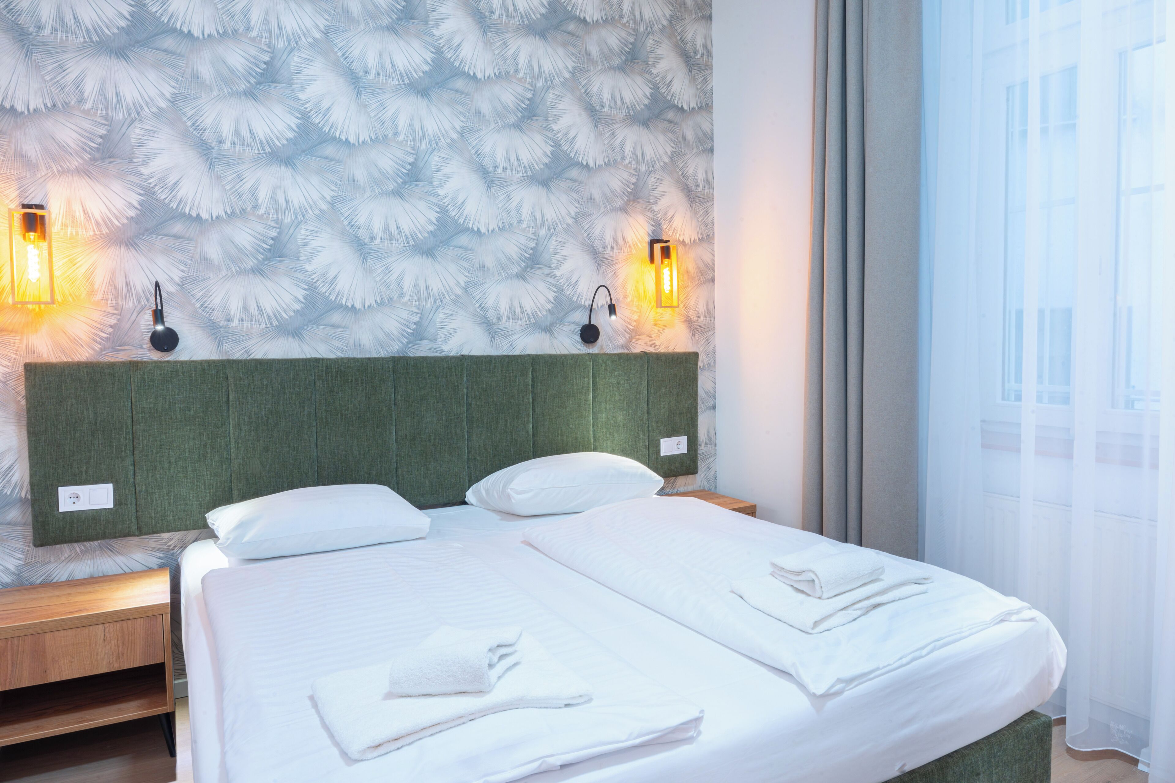 Standard Double or Twin Room, Courtyard View | In-room safe, desk, free WiFi, bed sheets