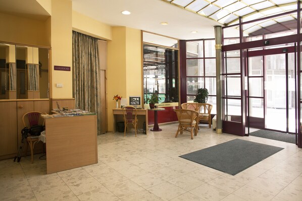 Interior entrance