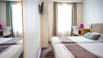 Double Room | In-room safe, desk, blackout curtains, soundproofing