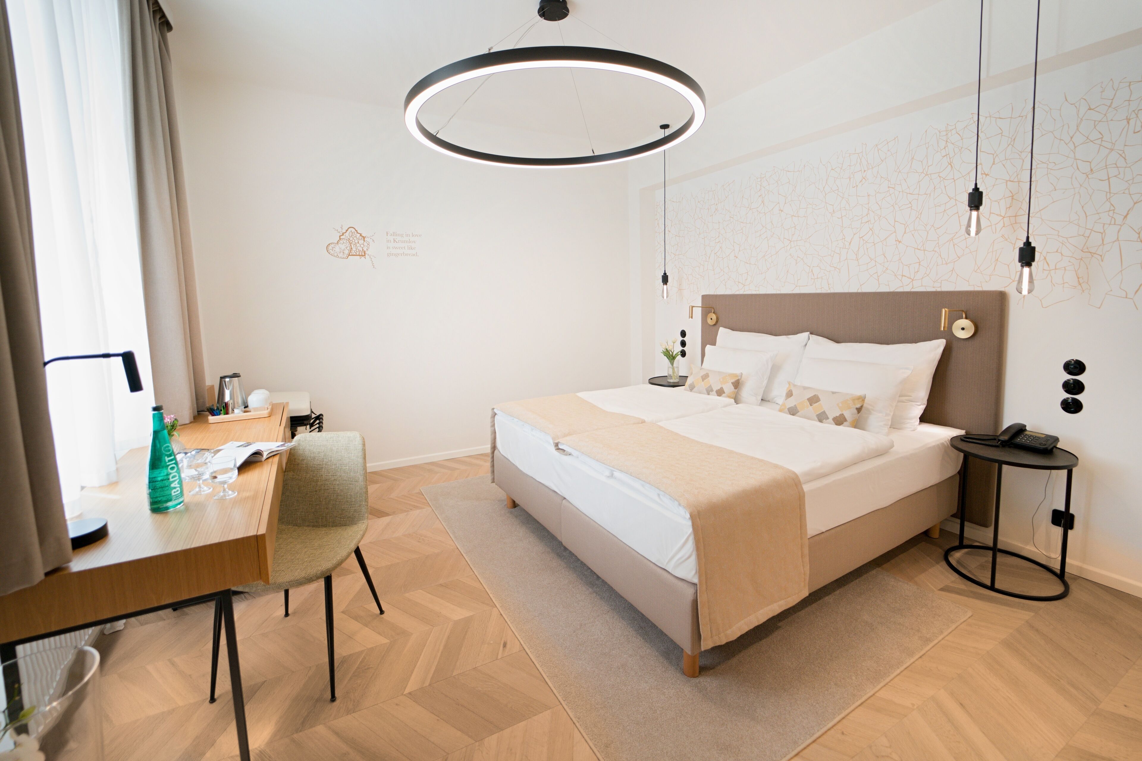 classic double or twin room | minibar, in-room safe, desk, laptop workspace