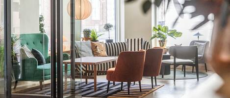 Lobby sitting area