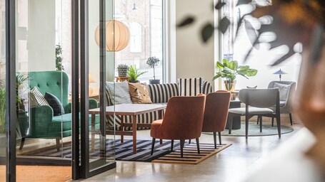 Sala de estar en el lobby