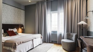 Standard Room, 2 Twin Beds | Premium bedding, desk, laptop workspace, iron/ironing board