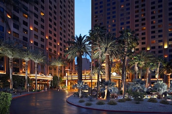 Hotel Exterior at Hilton Grand Vacations Club on the Las Vegas Strip