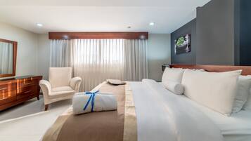 1 habitación, ropa de cama hipoalergénica y minibar