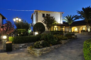 Front of property - evening/night