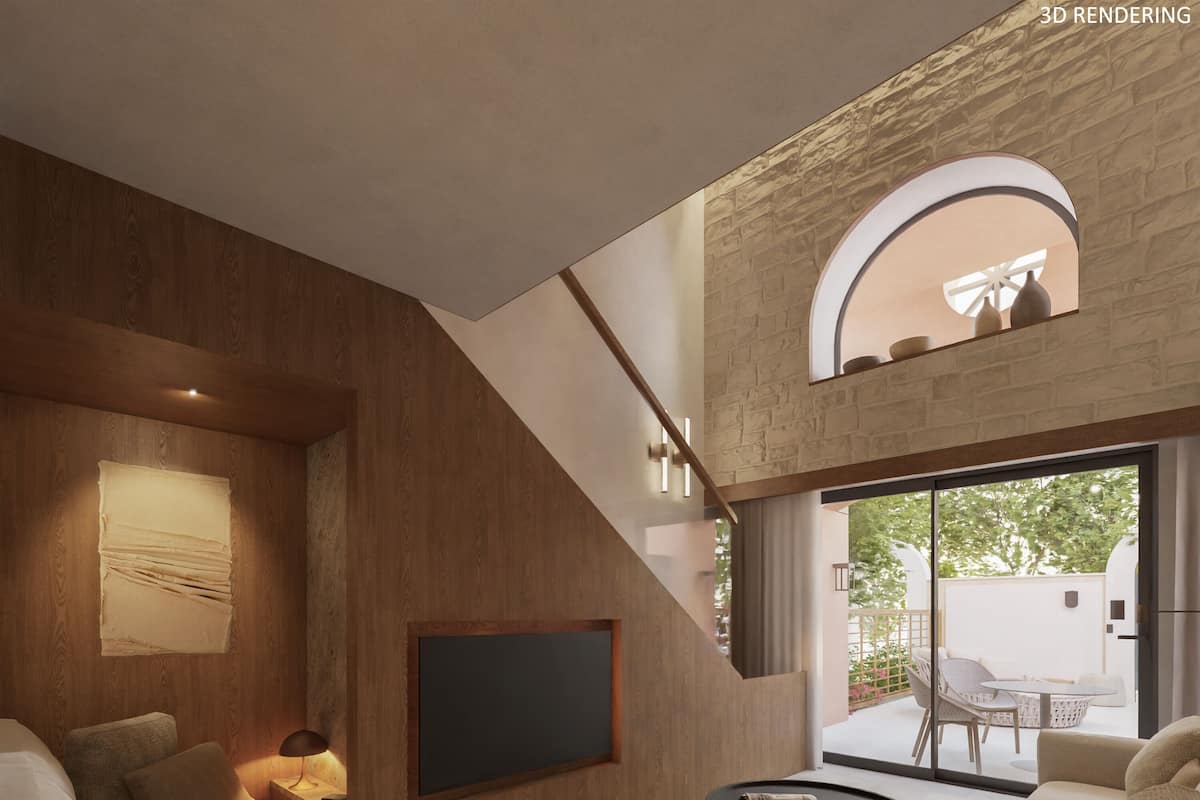 Family Duplex Suite | Living area | Smart TV