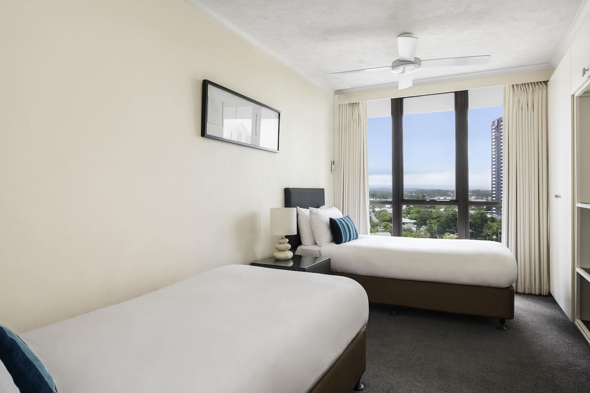 Room, 2 Bedrooms | 2 bedrooms, in-room safe, soundproofing, iron/ironing board