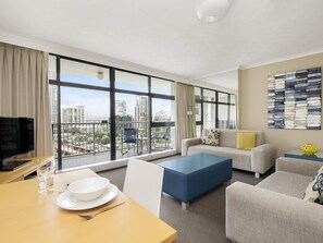 2 bedrooms, in-room safe, soundproofing, iron/ironing board