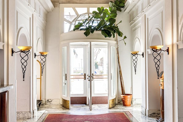 Interior entrance
