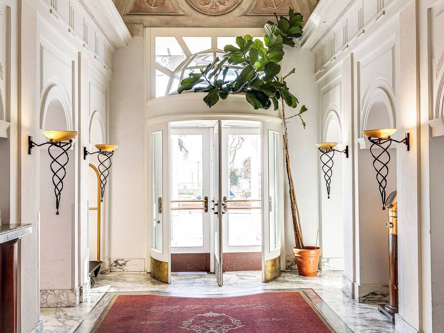 Interior entrance