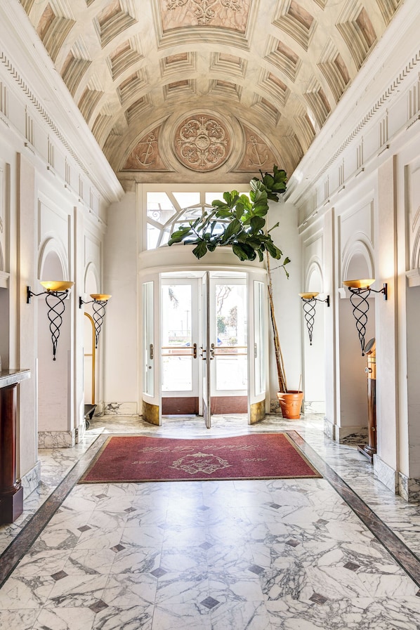 Interior entrance