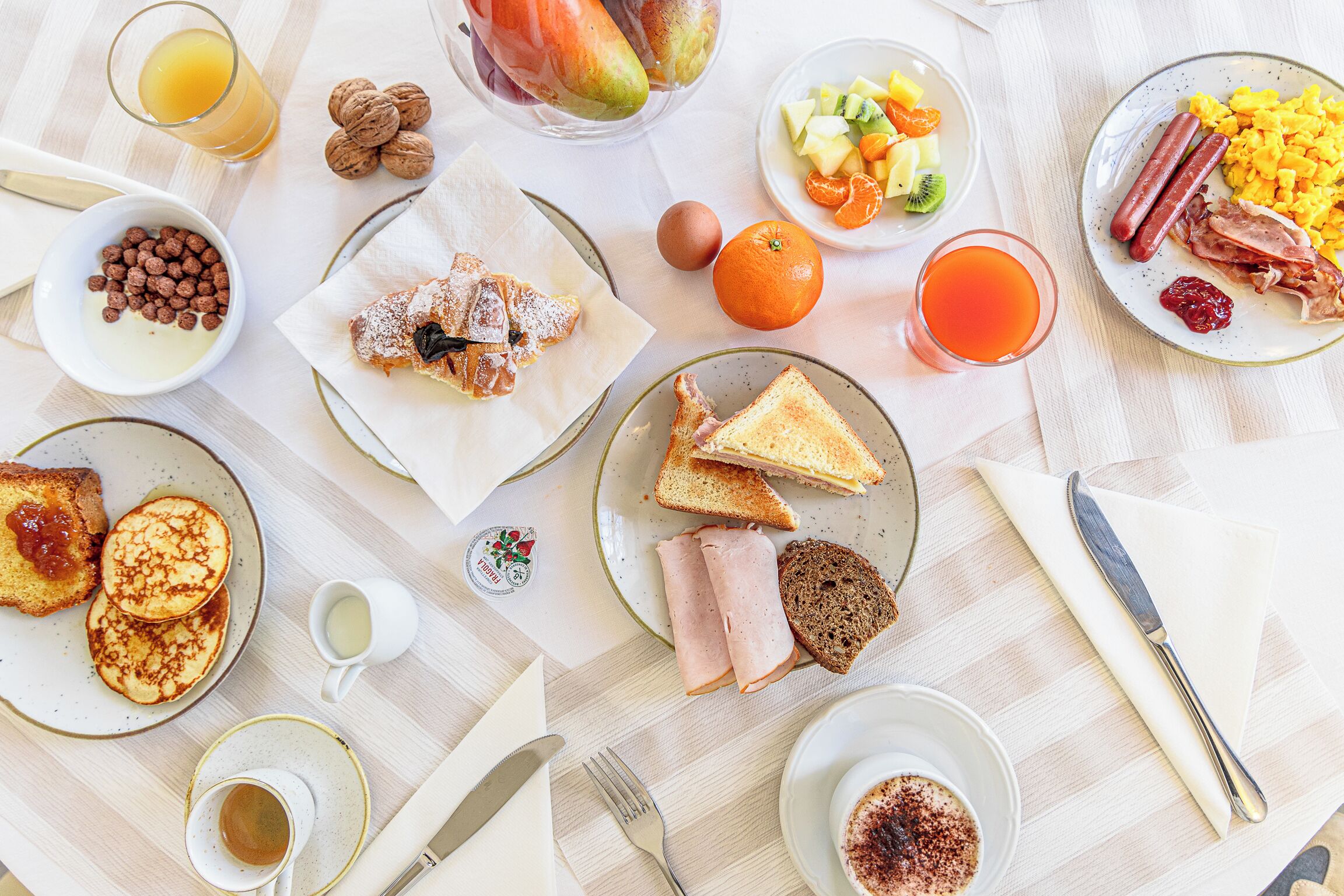 Morgenmadsbuffet hver dag mod et gebyr