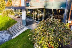 Majoituspaikan sisäänkäynti