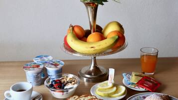 Daily buffet breakfast (EUR 15 per person)