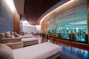 Sauna, Turkish bath, body treatments, hydrotherapy, aromatherapy
