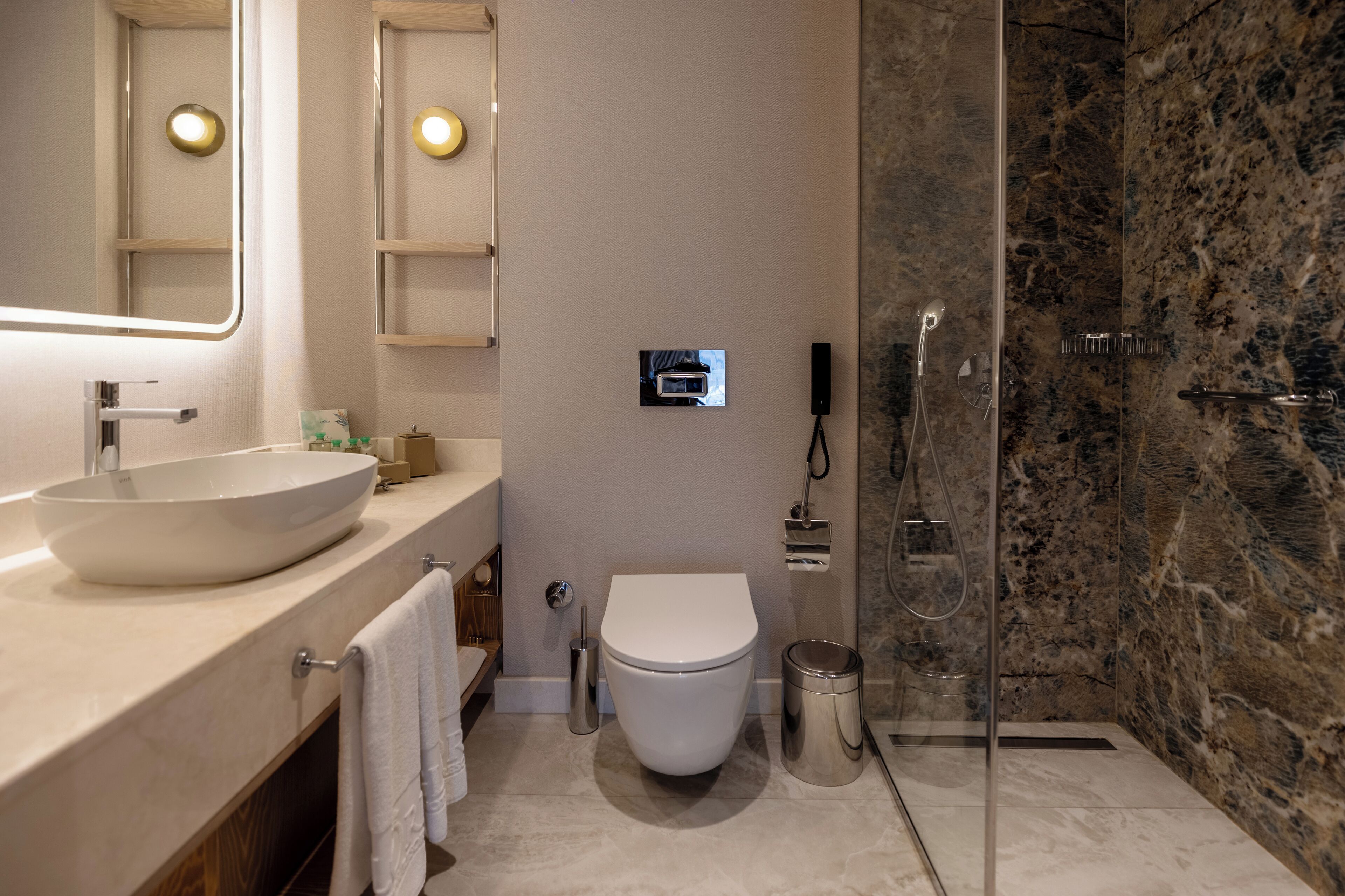 Suite, 1 Bedroom | Bathroom | Free toiletries, hair dryer, bathrobes, slippers