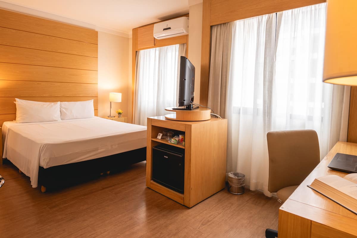 1 habitación, minibar, caja de seguridad en la habitación y escritorio