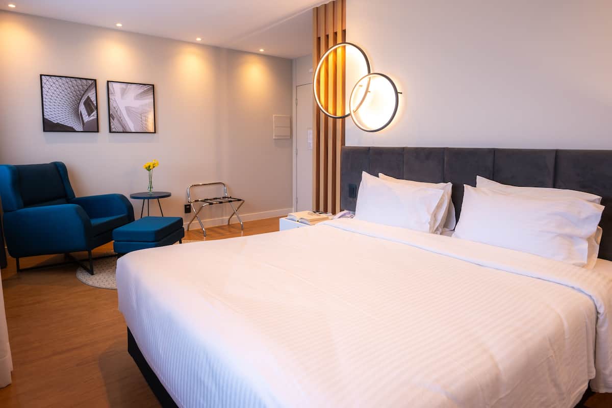 1 habitación, minibar, caja de seguridad en la habitación y escritorio