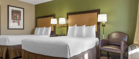 Studio, 2 tweepersoonsbedden, niet-roken | Een bureau, een strijkplank/strijkijzer, gratis wifi, beddengoed