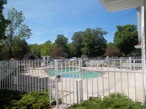 Indoor pool, seasonal outdoor pool