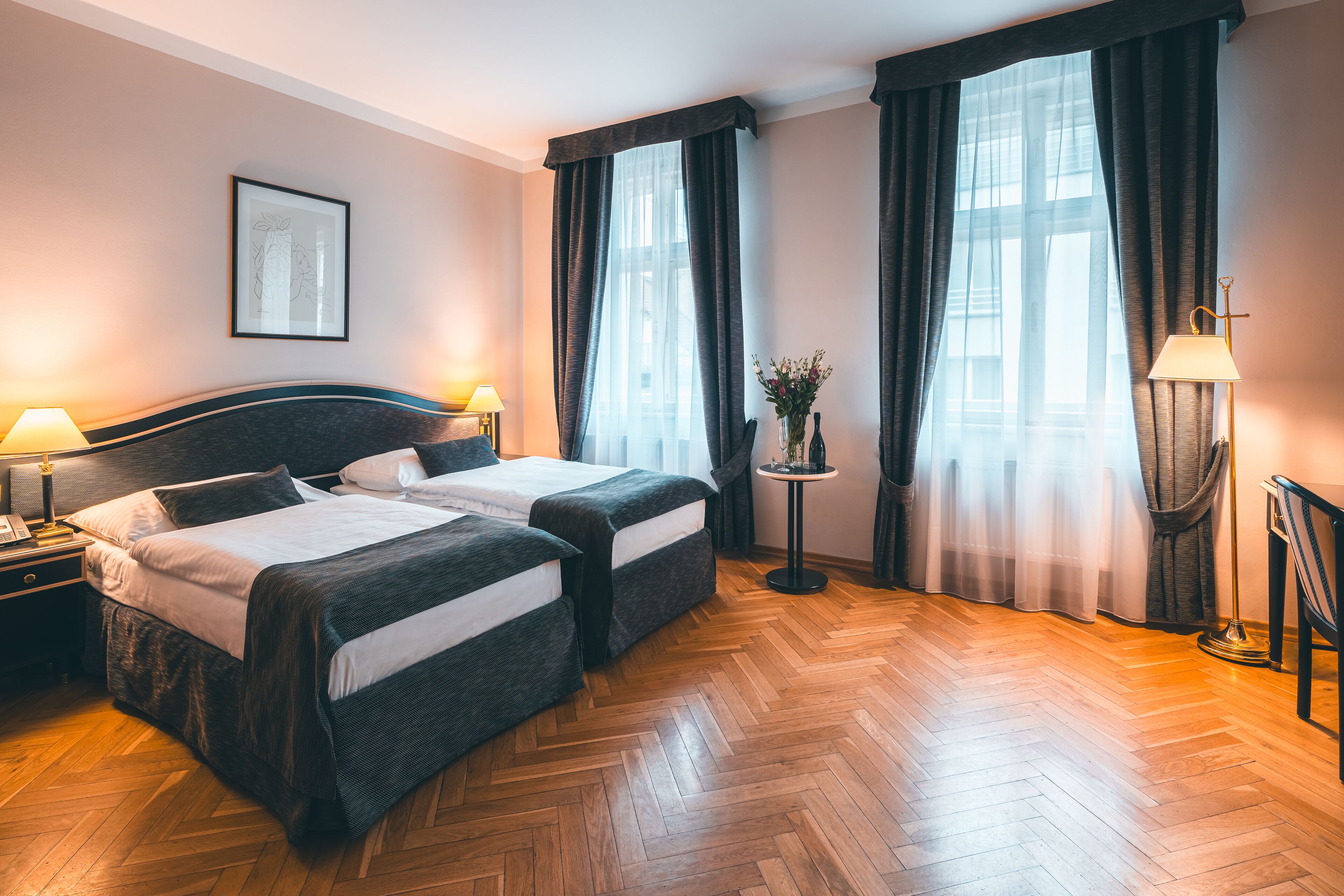 Standard Double or Twin Room | Hypo-allergenic bedding, minibar, in-room safe, desk