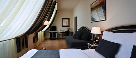 Ropa de cama hipoalergénica y minibar