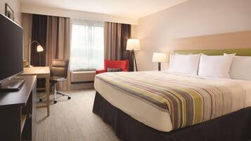 1 bedroom, hypo-allergenic bedding, in-room safe, desk