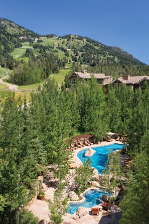 Indoor pool, outdoor pool