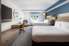 Premium bedding, pillowtop beds, in-room safe, desk
