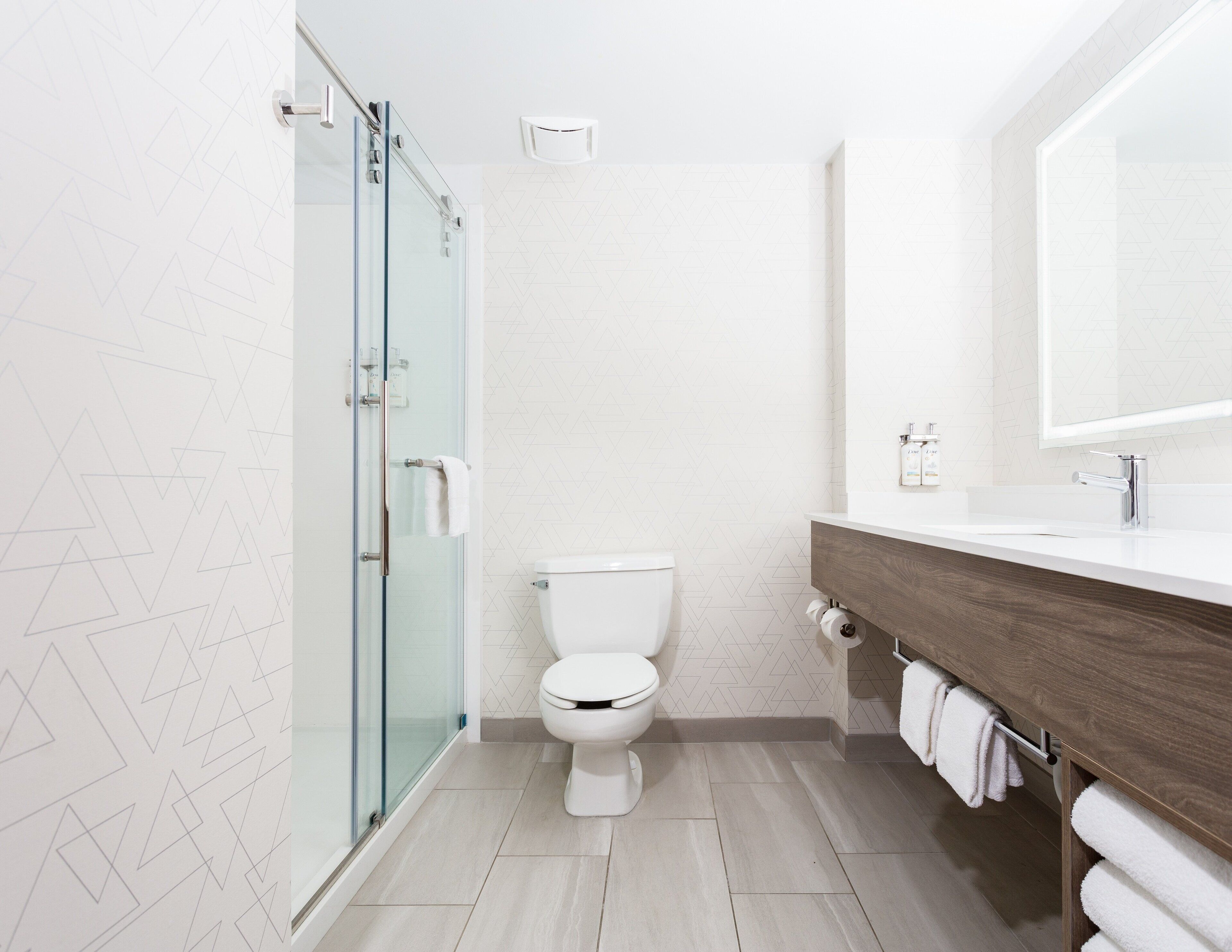 Free toiletries, hair dryer, towels, soap