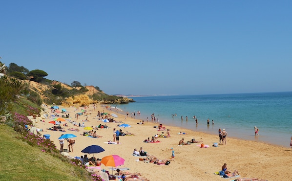 In Strandnähe, weißer Sandstrand, Angeln