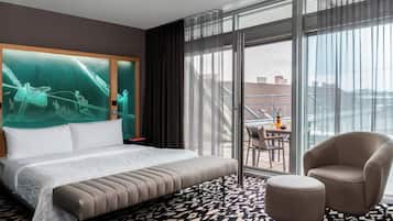 1 quarto, roupas de cama premium, edredons de pluma