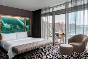 Premium bedding, down duvets, pillow-top beds, in-room safe