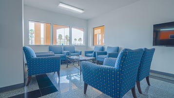 Sala de estar en el lobby
