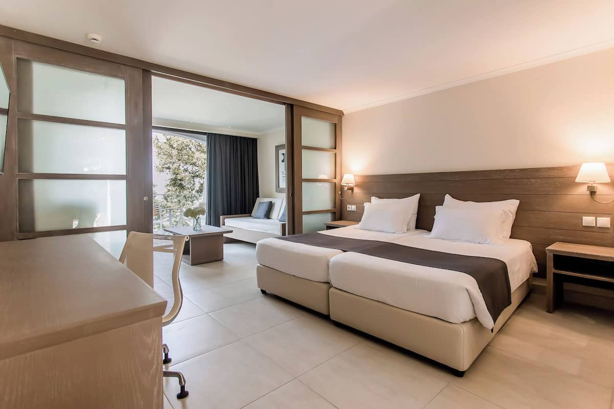 superior bungalow sea view/ mouse island view | 1 bedroom, in-room safe, iron/ironing board, free wifi