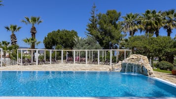 Indoor pool, 2 outdoor pools, open 9 AM to 6:00 PM, pool umbrellas