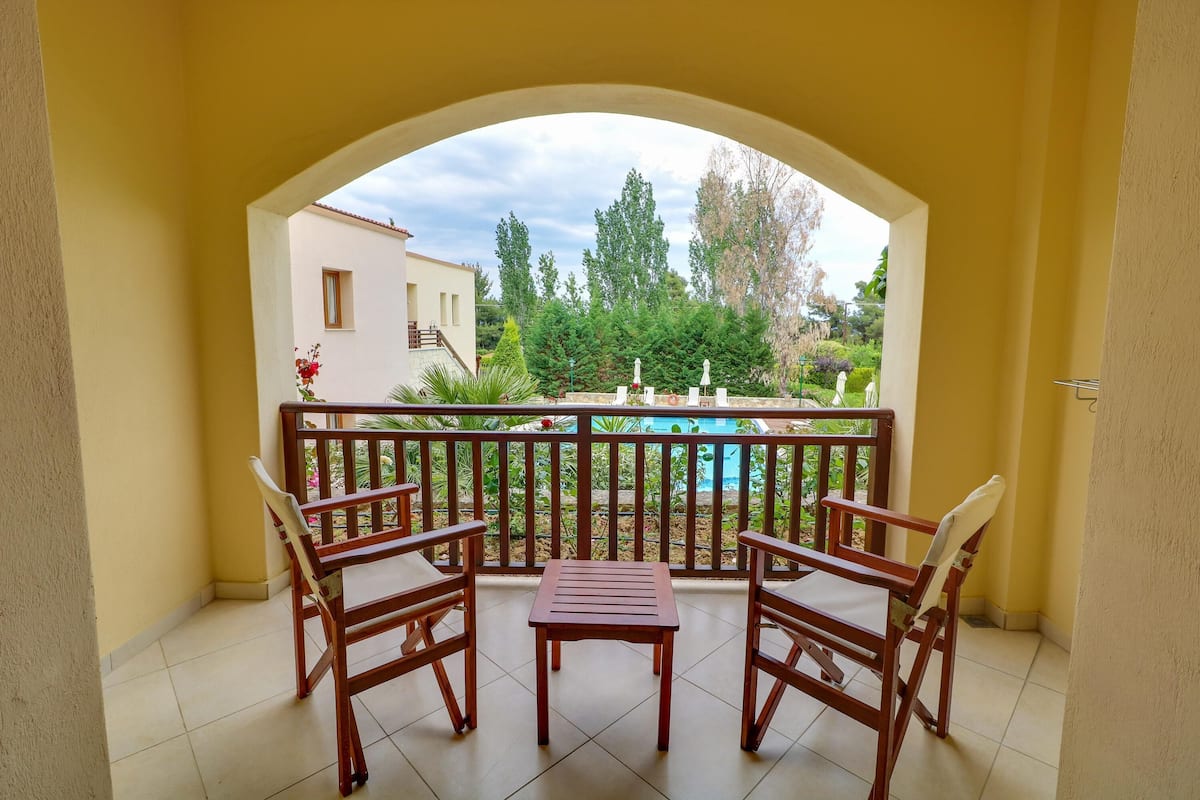 Double Room, Pool View | View from room