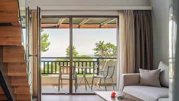 Loft Spa Suite Sea View | 1 bedroom, in-room safe, free WiFi, bed sheets