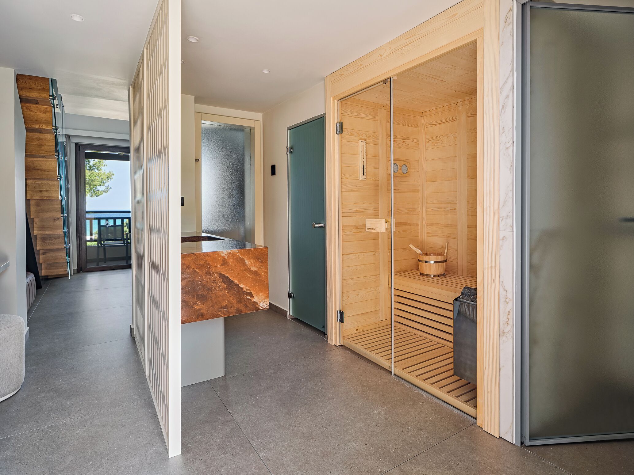 Loft Spa Suite Sea View | In-room safe, free WiFi, bed sheets, wheelchair access