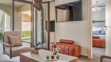 Comfort Suite, Private Pool | 1 bedroom, in-room safe, free WiFi, bed sheets