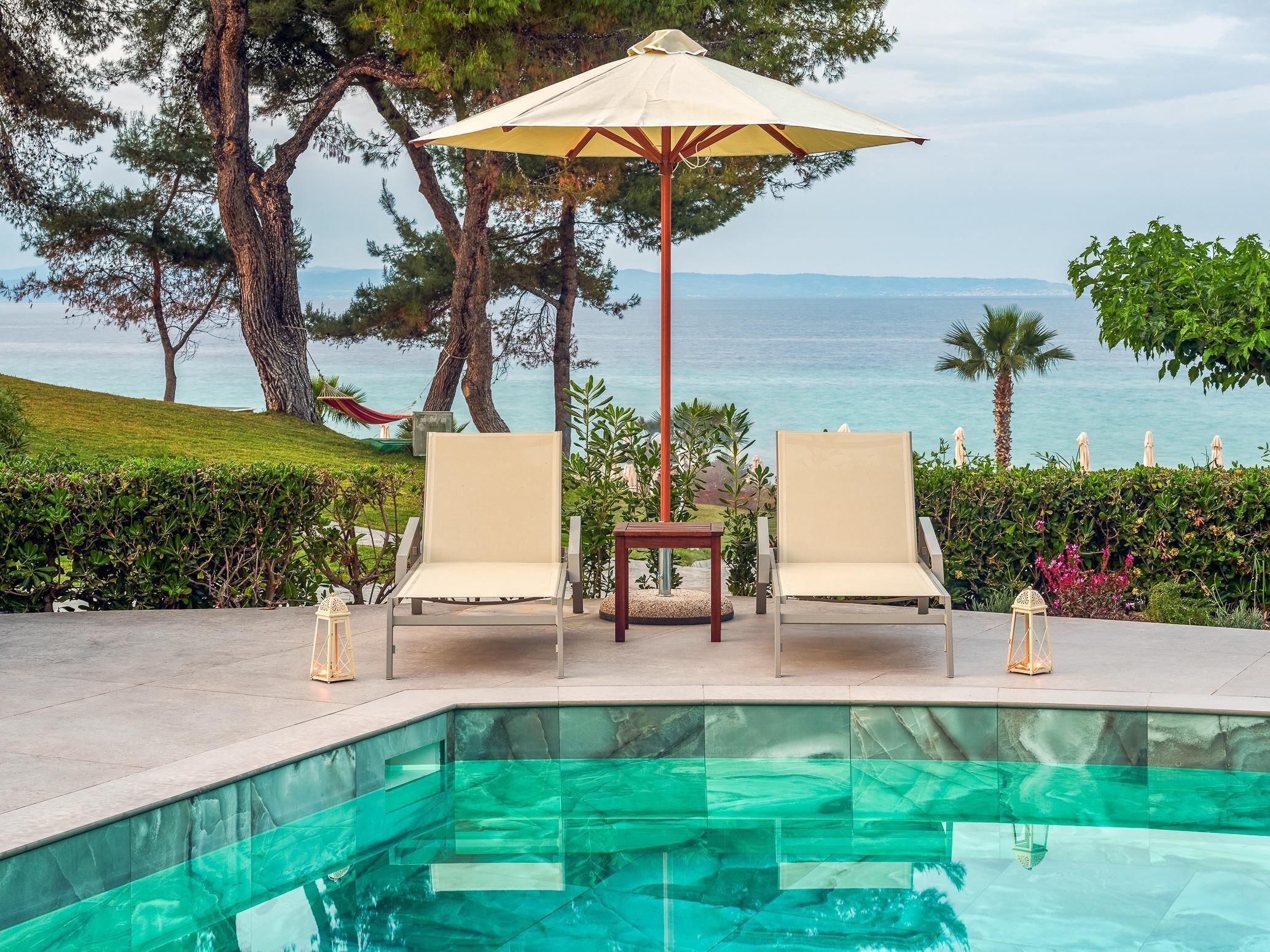 Uitzicht vanuit de kamer