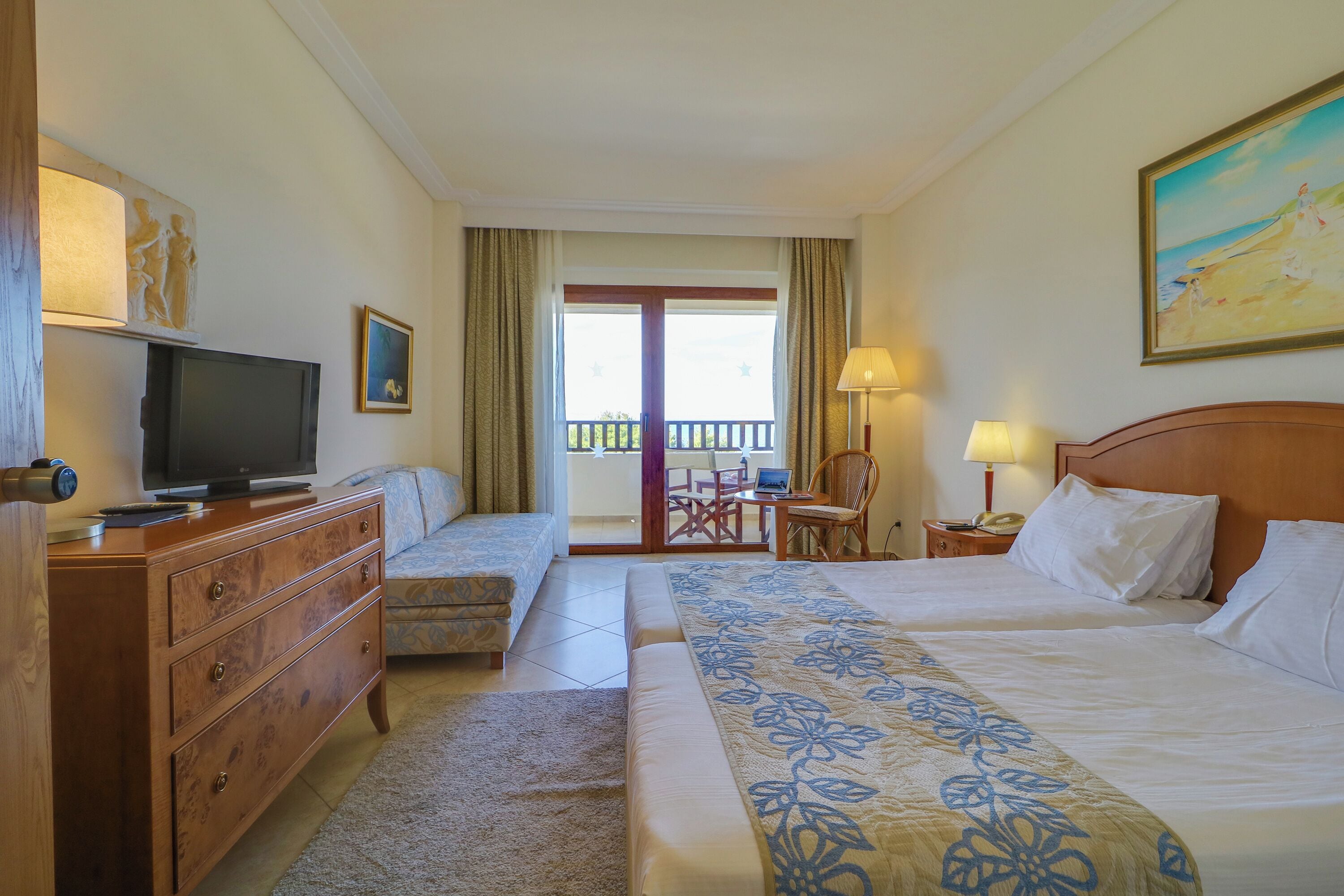 Double Room, Sea View | In-room safe, free WiFi, bed sheets, wheelchair access