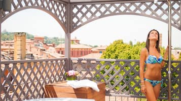 Idromassaggio all'aperto