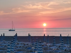 Accommodatie ligt op het strand