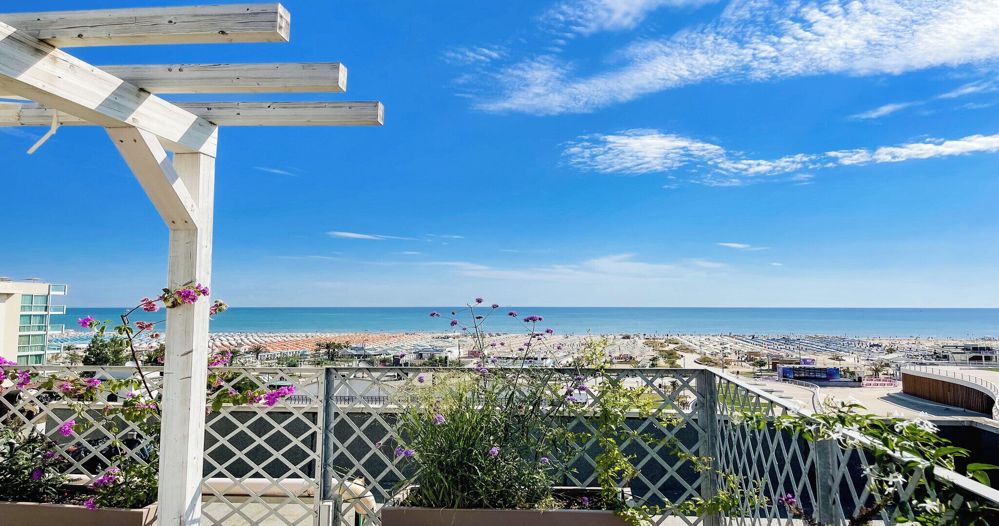 Blick von der Unterkunft