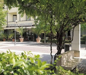 Façana frontal de l'allotjament