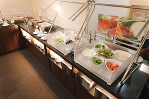 Daily buffet breakfast for a fee